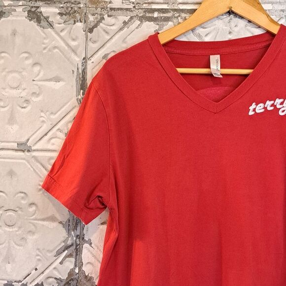 Rock n Roll T-Shirt by Canvass Graphic Design Front and Back Size Large - Picture 9 of 15